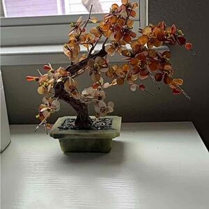 Elegant Bonsai Tree Sculpture in Earthy Tones